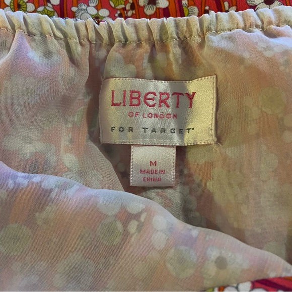 5/$25 Liberty of London For Target Dress Martha Grace Ditsy Floral Halter - Picture 4 of 4